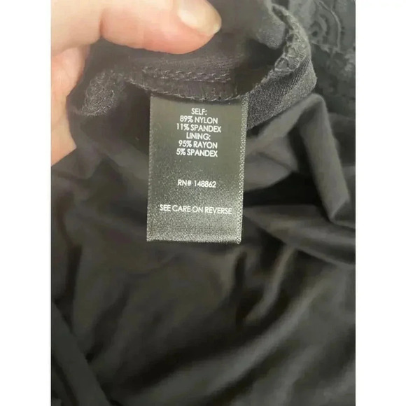 Women's Torrid Plus Black Lace MIDI Babydoll Dress Size 1 XL 14/16 EUC! - Picture 10 of 10